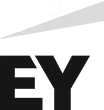 Das schwarz-graue EY Logo als Referenz für Schrankerl Mitarbeiterverpflegung.